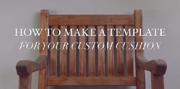 How To Make A Custom Cushion With A Template