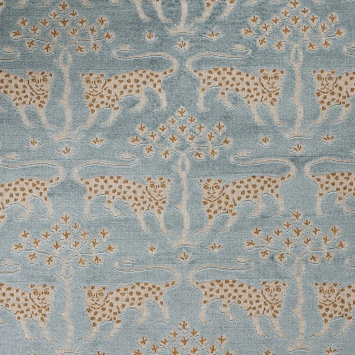 Woodland Leopard Velvet Mineral